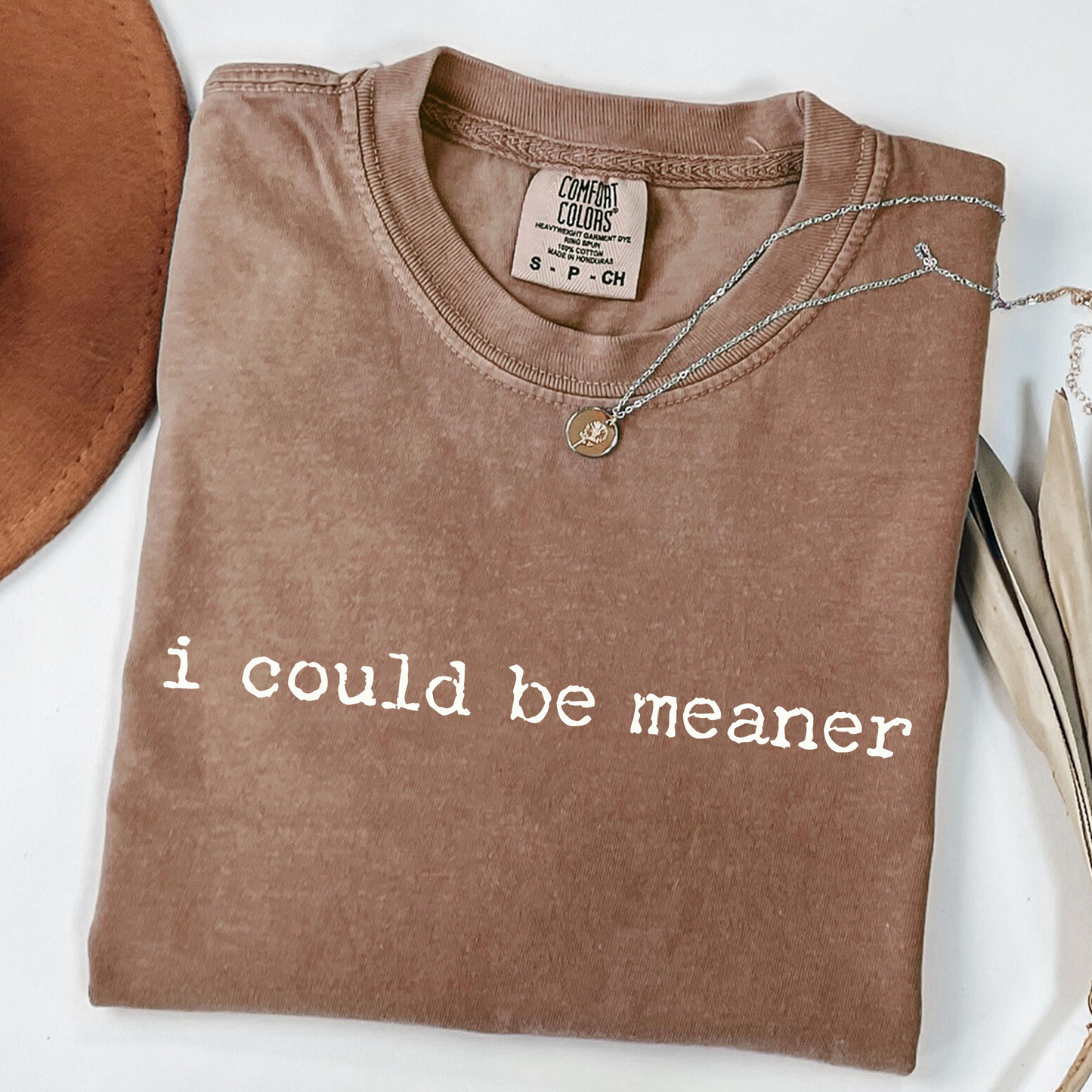 I Could Be Meaner - Funny T-Shirt