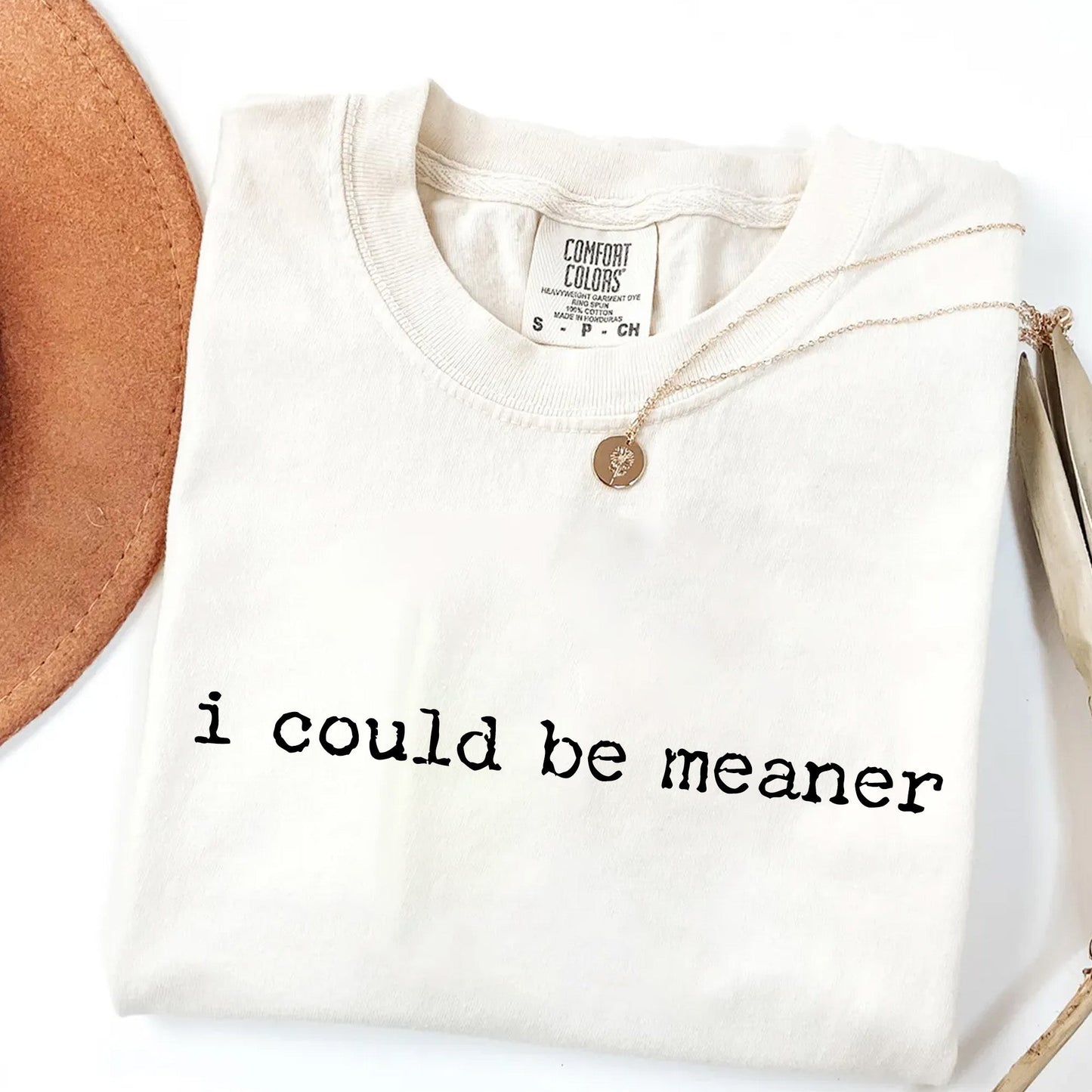 I Could Be Meaner - Funny T-Shirt